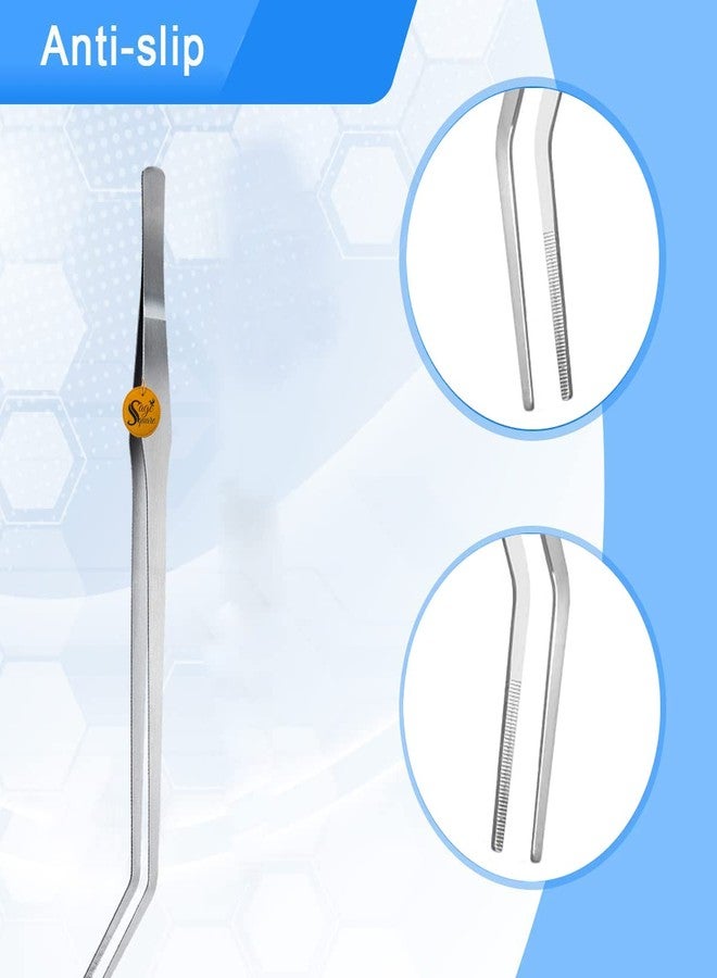 سايج سكوير ملقط حوض السمك المربع من سيج، متين ومرن بما يكفي، مريح وسهل الاستخدام، مقبض مستقيم مانع للانزلاق، مصنوع من الفولاذ، مناسب لحمل الديدان والزواحف والسحالي (38 سم). - Image 5